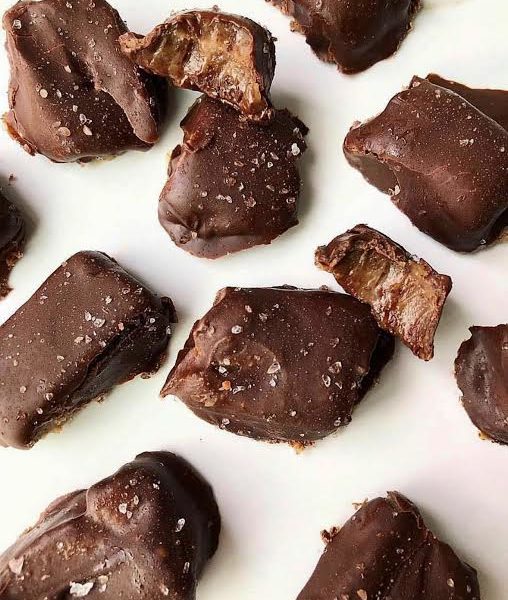 Salted Caramel Almond Butter Bites
