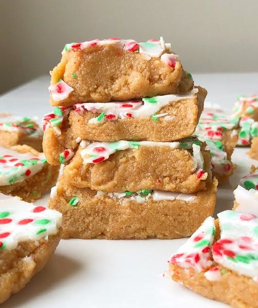 No Bake Christmas Sugar Cookie Bites