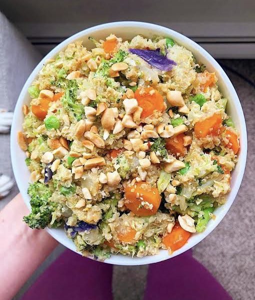 Quinoa Vegetable Fried “Rice”