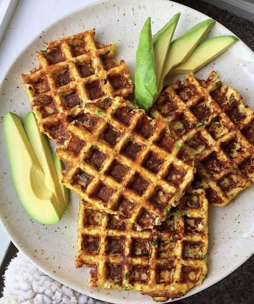 Savory Cauliflower Waffles