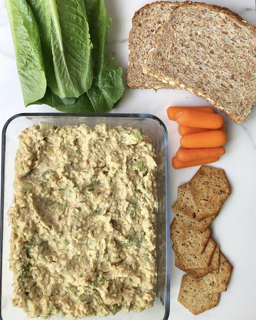 Tips for Making Meal Prep Work for You & Chickpea Walnut Salad Sandwich Recipe