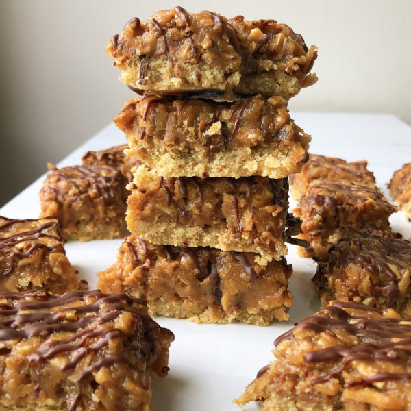 Samoa Cookie Bars