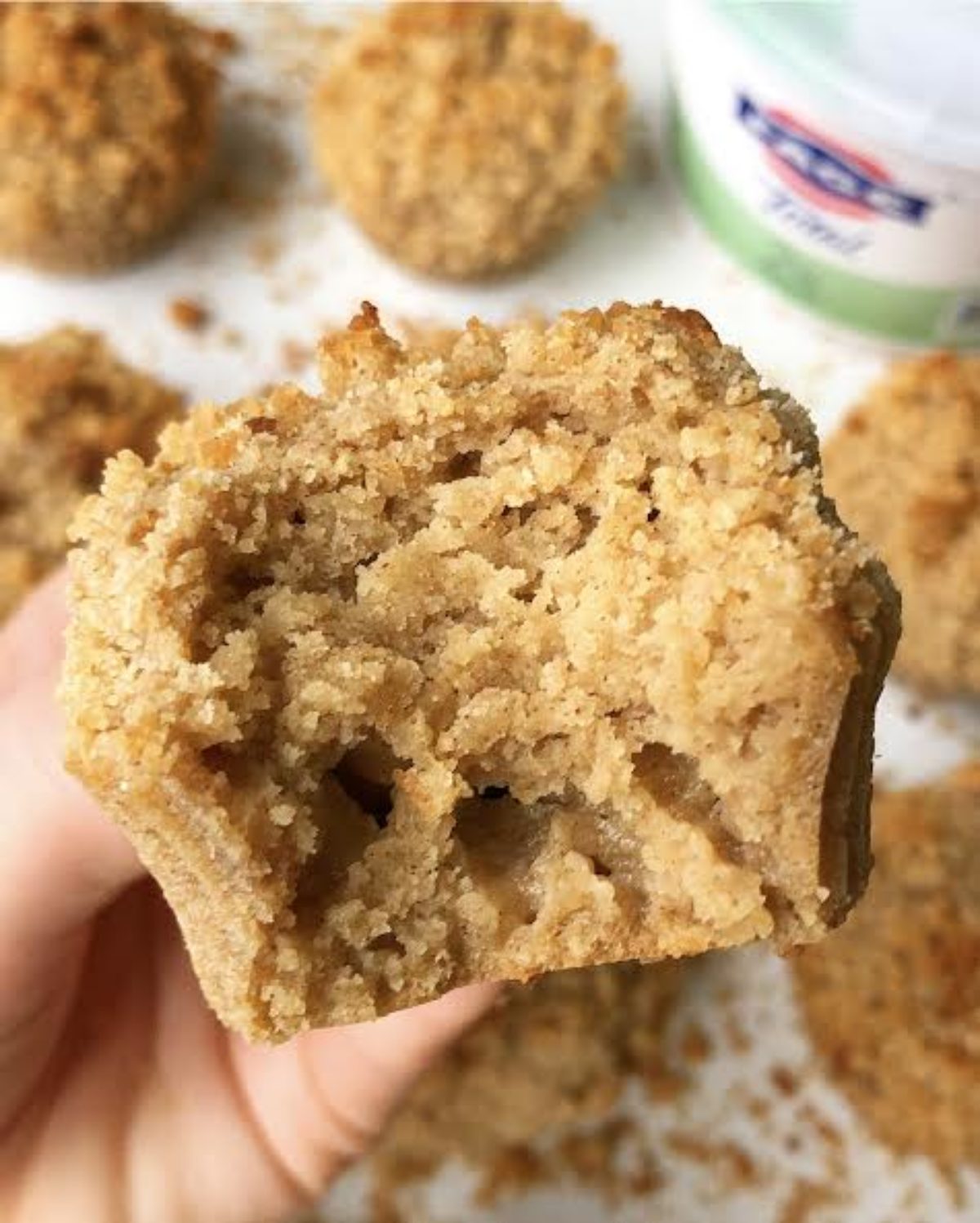 healthy coffee cake with greek yogurt