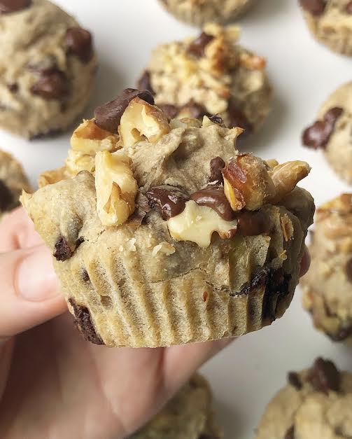 Chunky Monkey Muffin Tops - Kalejunkie