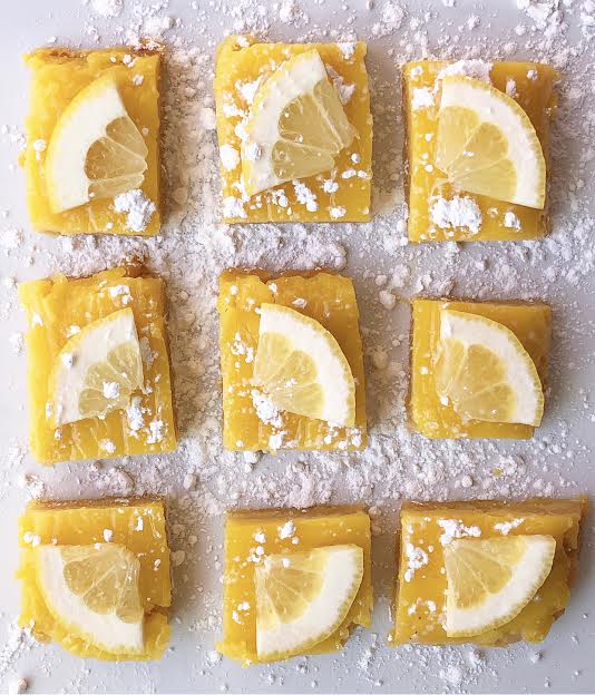 Healthy Paleo-ish Lemon Bars