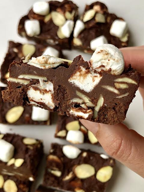 Rocky Road Fudge Bars