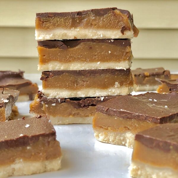 No Bake Twix Bars