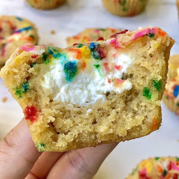Funfetti Cream Cheese Muffins
