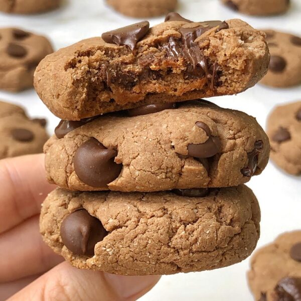 Double Chocolate Chip Protein Cookies