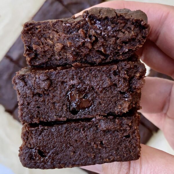 Fudgy Pumpkin Brownies